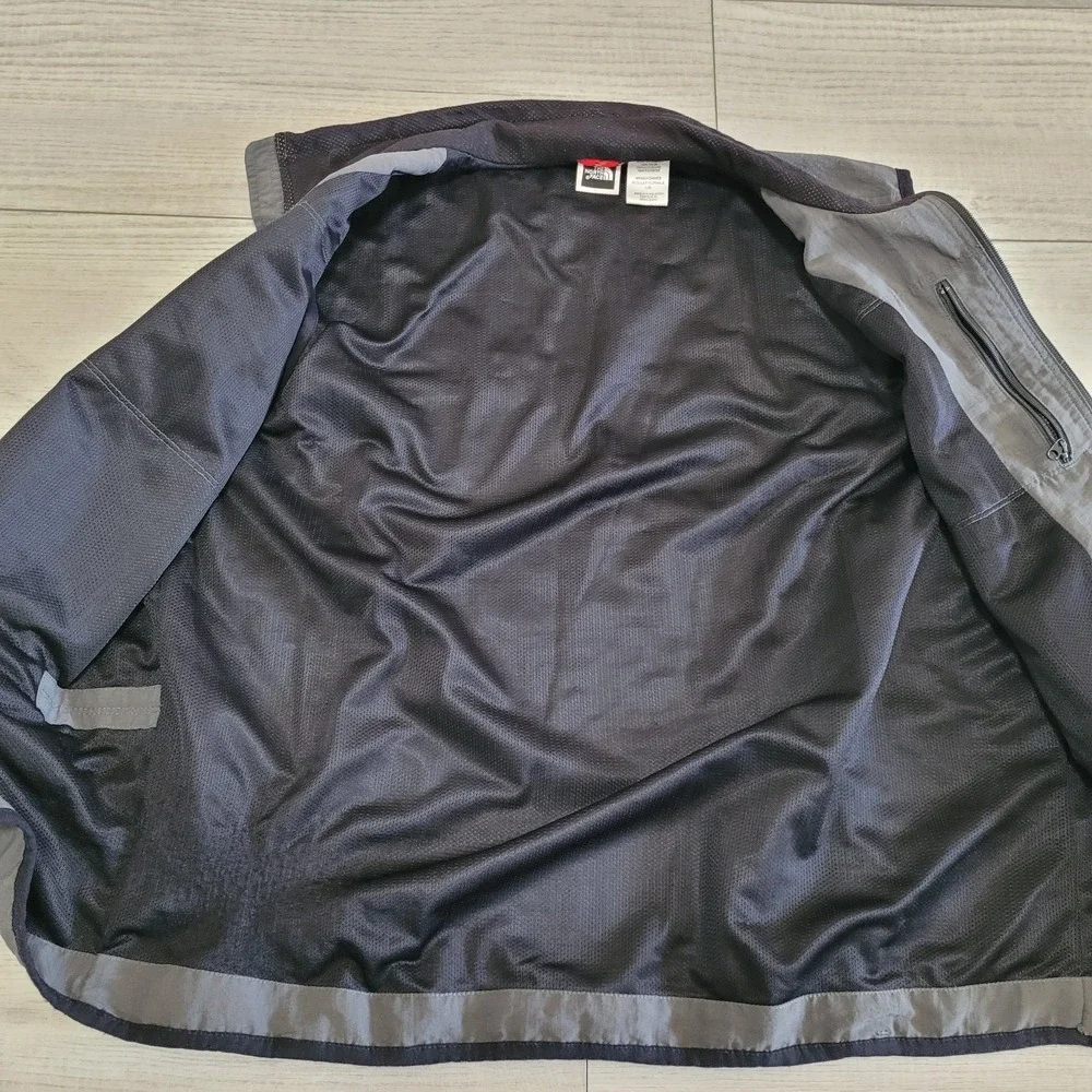 🌲Vintage The North Face Vest Mens L Grey Utility Tech Windbreaker Y2K Gorpcore